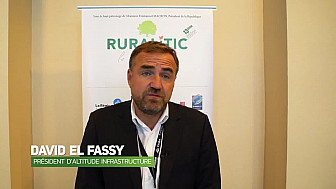 RuraliTIC 2018 ; interview de David El Fassy, Président d'Altitude Infrastructure @RURALITIC2019 @altitude_infra
